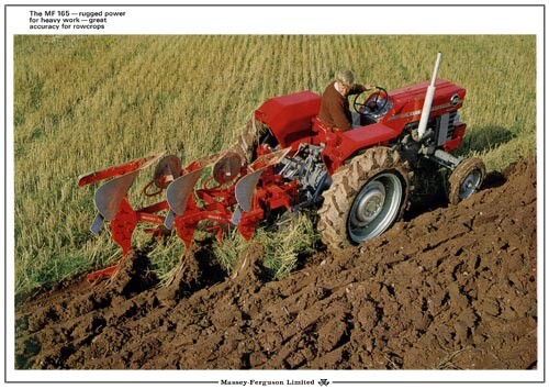 Vintage massey ferguson 165 - massey,