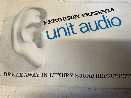 Ferguson presents unit audio - presents,