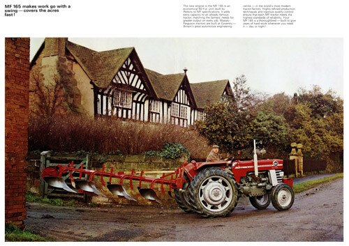 Vintage massey ferguson 165 - ferguson,