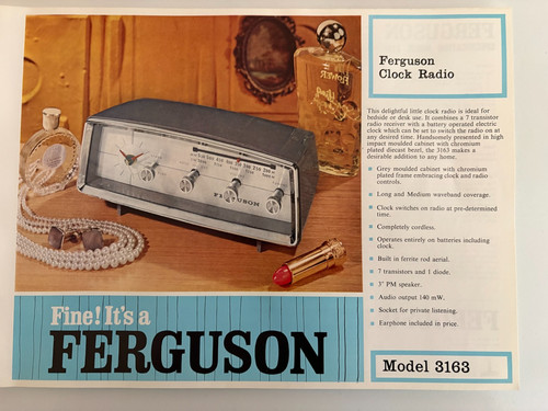 Ferguson model 3163 clock - ferguson,