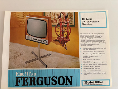 Ferguson model 3652 - ferguson, 19"